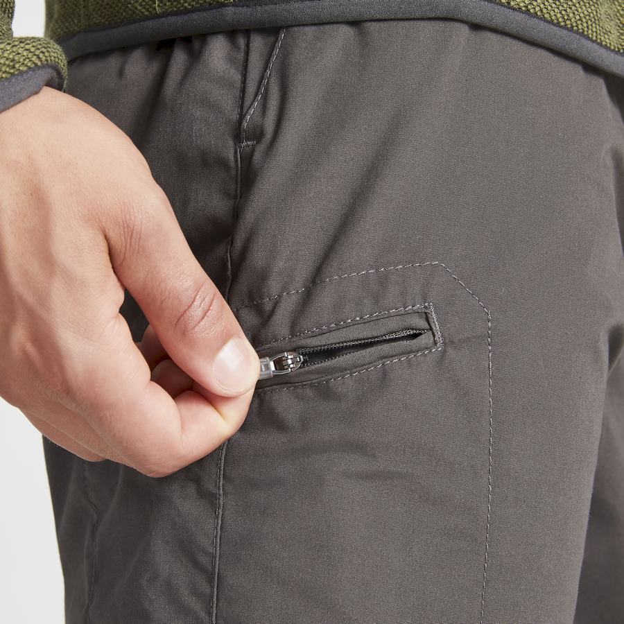 Pantalons Craghoppers Kiwi Boulder Slim Homme Grise | LZI7554IS