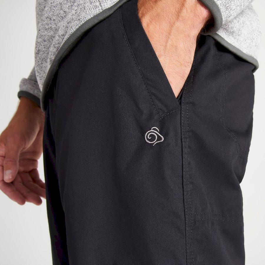 Pantalons Craghoppers Kiwi Classiche Homme Noir | RFN659IC