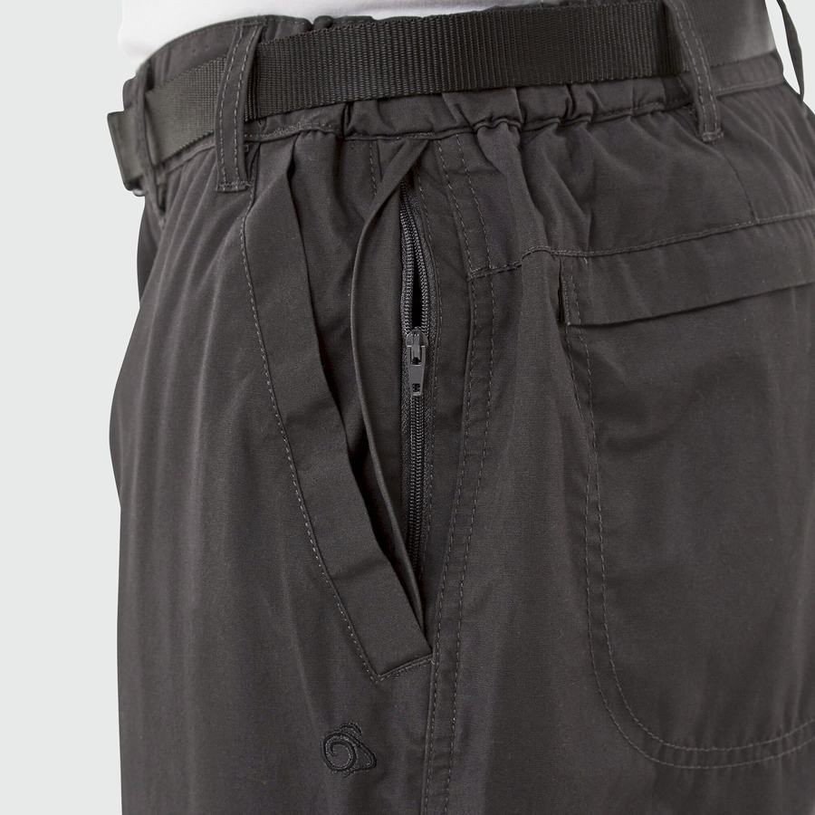 Pantalons Craghoppers Kiwi Homme Noir | IBT9750ZY