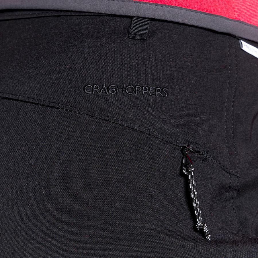 Pantalons Craghoppers Kiwi Pro II Crop Femme Noir | SCJ8553OD