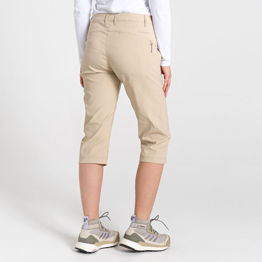 Pantalons Craghoppers Kiwi Pro II Crop Femme Marron | WAB1315HP