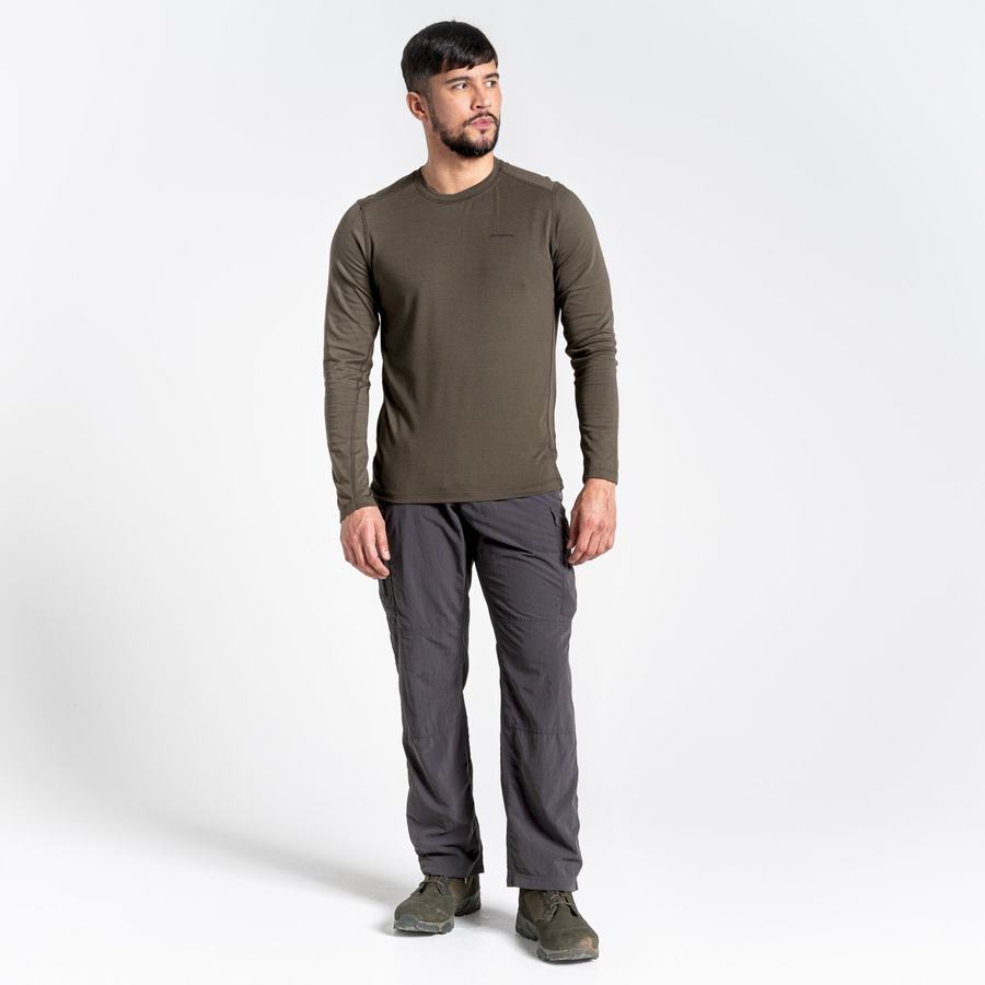 Pantalons Craghoppers NosiLife Cargo II Homme Noir | KAH4342KM