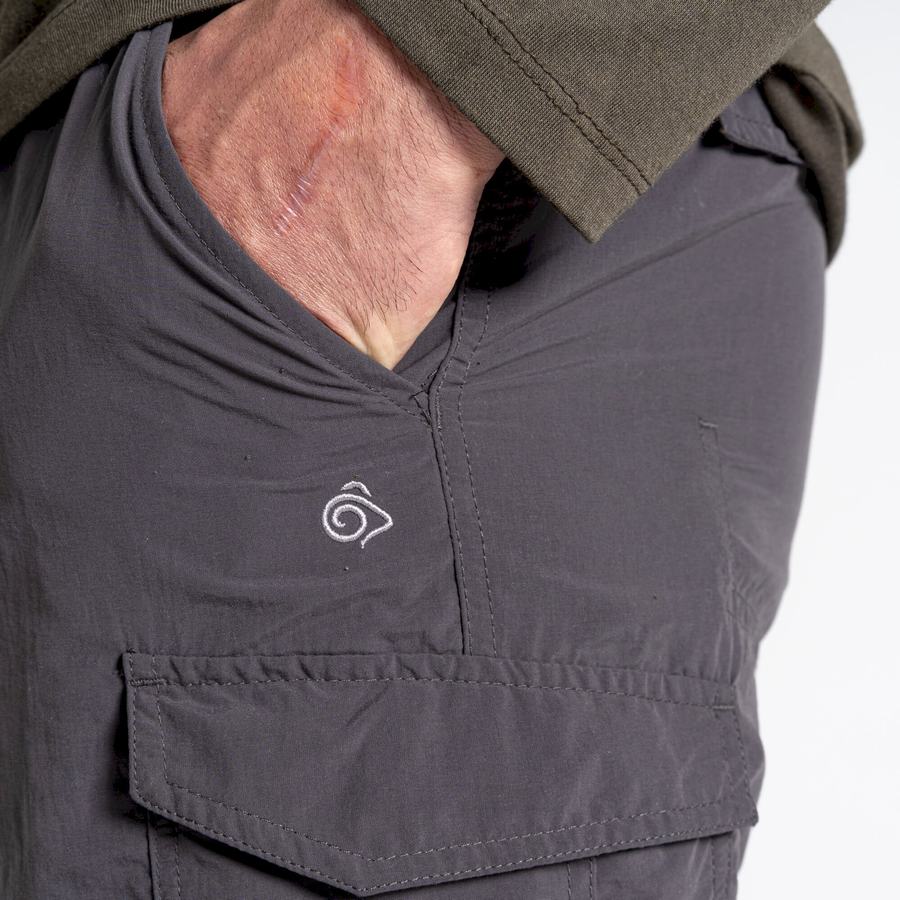 Pantalons Craghoppers NosiLife Cargo II Homme Noir | KAH4342KM