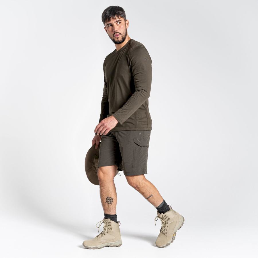 Shorts Craghoppers NosiLife Cargo II Homme Vert | ZKD7637AD