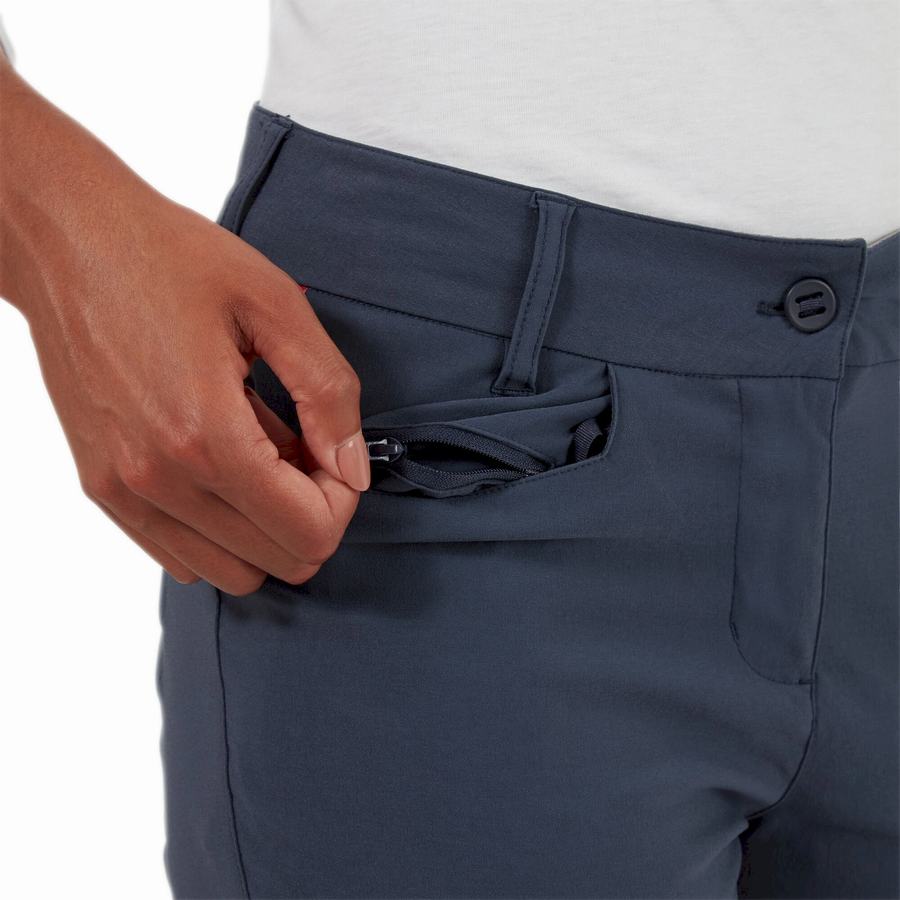 Shorts Craghoppers NosiLife Clara Crop Femme Bleu Marine | YFR8485EV