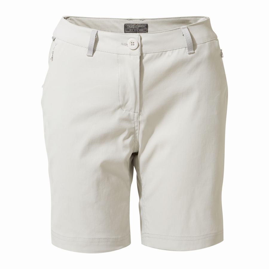 Shorts Craghoppers Stretch Kiwi Pro III Femme Grise | FAO884SJ