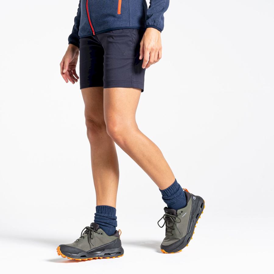 Shorts Craghoppers Stretch Kiwi Pro III Femme Bleu Marine | QKH5126AA