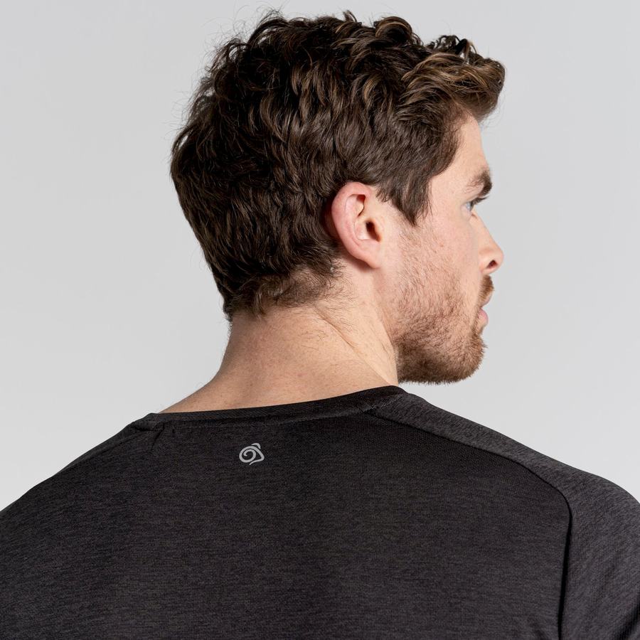 T Shirts Craghoppers Dynamic Pro Corta Sleeved Homme Noir | ZWE8551AG
