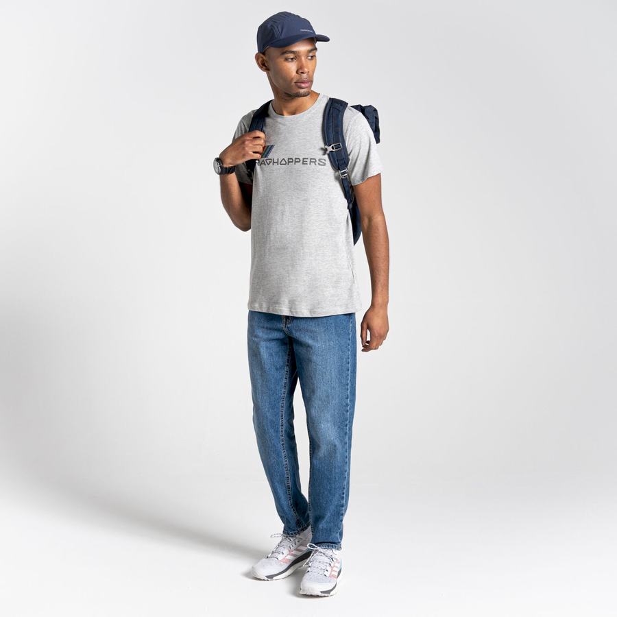 T Shirts Craghoppers Lugo Corta Sleeved Homme Grise | LWY5671KJ