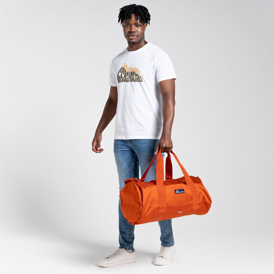 T Shirts Craghoppers Lugo Corta Sleeved Homme Blanche | RCW4160FR