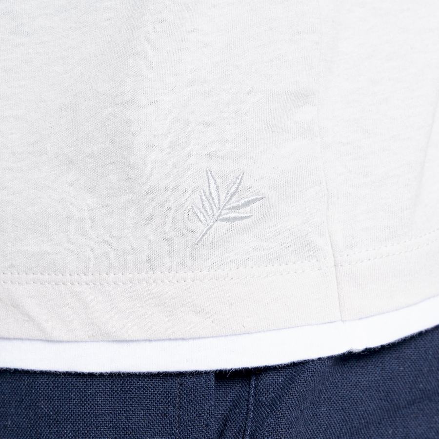 T Shirts Craghoppers Nosibotanical Coulter Long Sleeved Homme Argent | GIT868MW