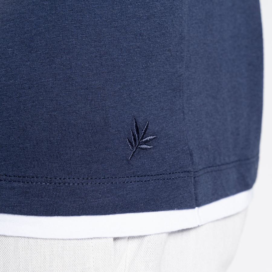 T Shirts Craghoppers Nosibotanical Coulter Long Sleeved Homme Bleu Bleu Marine | SHH314RL