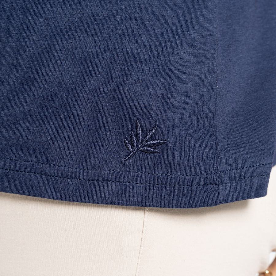 T Shirts Craghoppers Nosibotanical Lavern Corta Sleeved Femme Bleu Bleu Marine | DYJ722RR