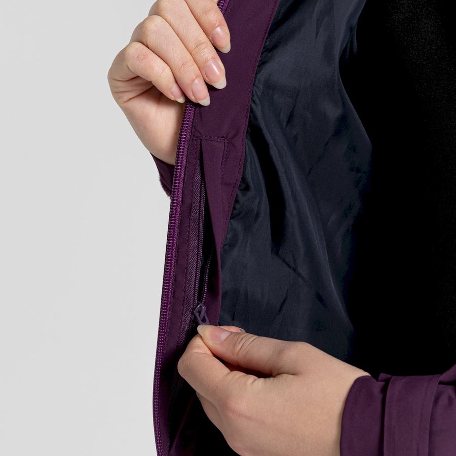Vestes Craghoppers Anza Femme Violette | DFI7262AN