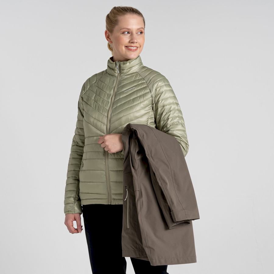 Vestes Craghoppers Caldbeck Pro 3 in 1 Femme Vert Olive | KFS5147YU