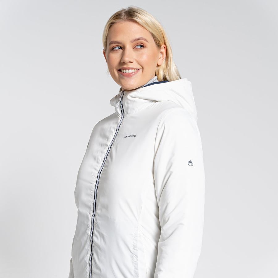 Vestes Craghoppers Compresslite VI Encapuchonné Femme Bleu Bleu Marine | VFY9116CI