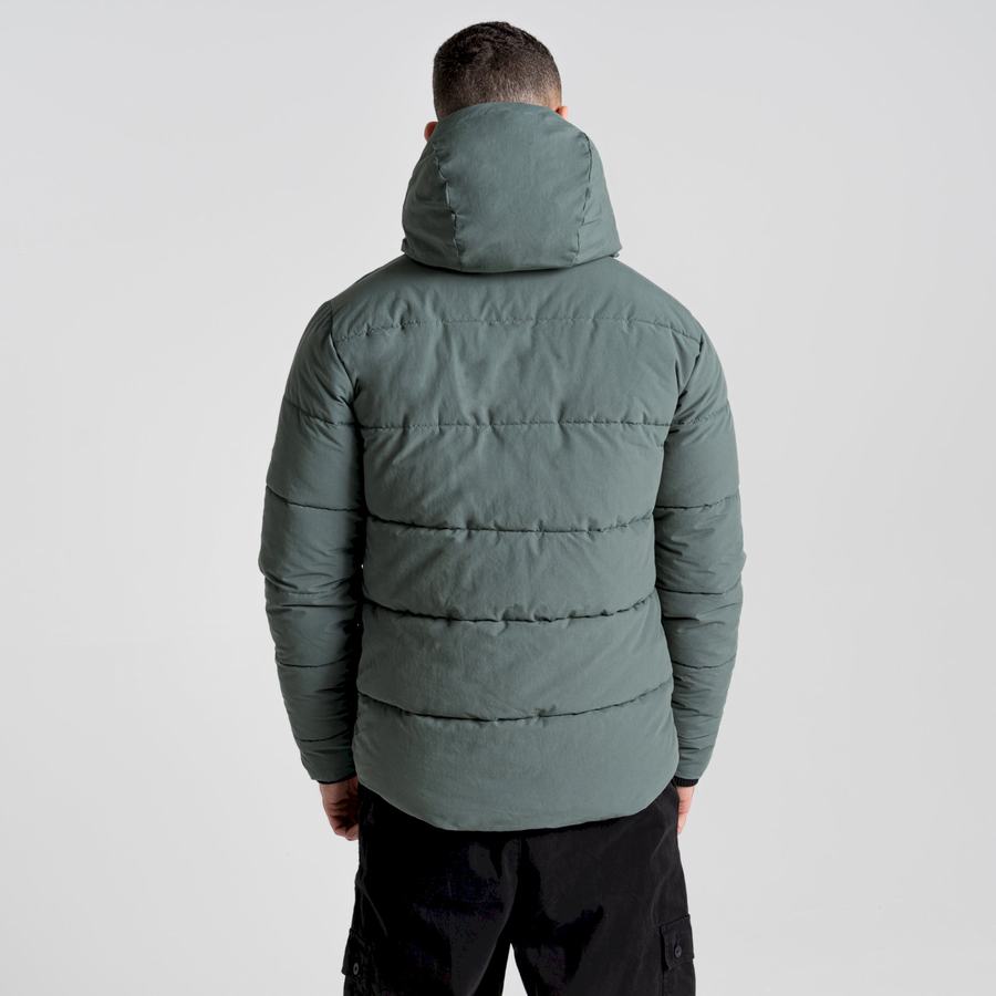 Vestes Craghoppers Dunbeath Insulated Encapuchonné Homme Vert | DCS6065MH