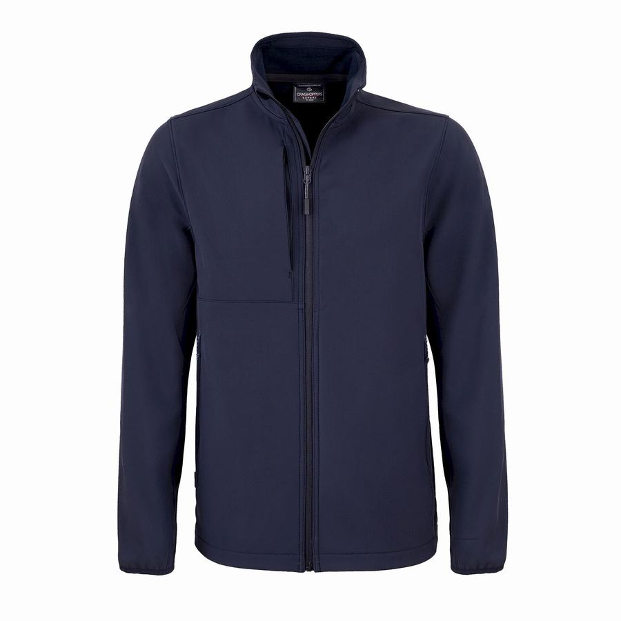 Vestes Craghoppers Expert Basecamp Softshell Homme Bleu Marine | VXL7889IH