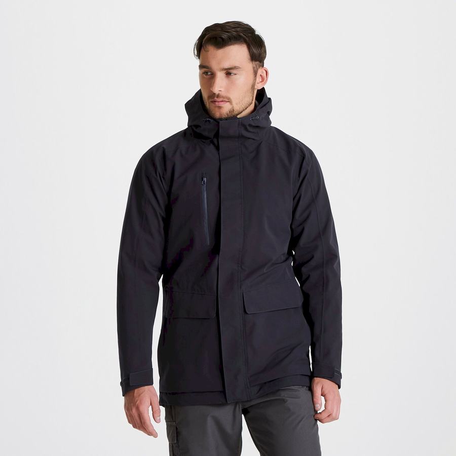 Vestes Craghoppers Expert Kiwi Pro Stretch Long Homme Bleu Marine | ZOI5023LU