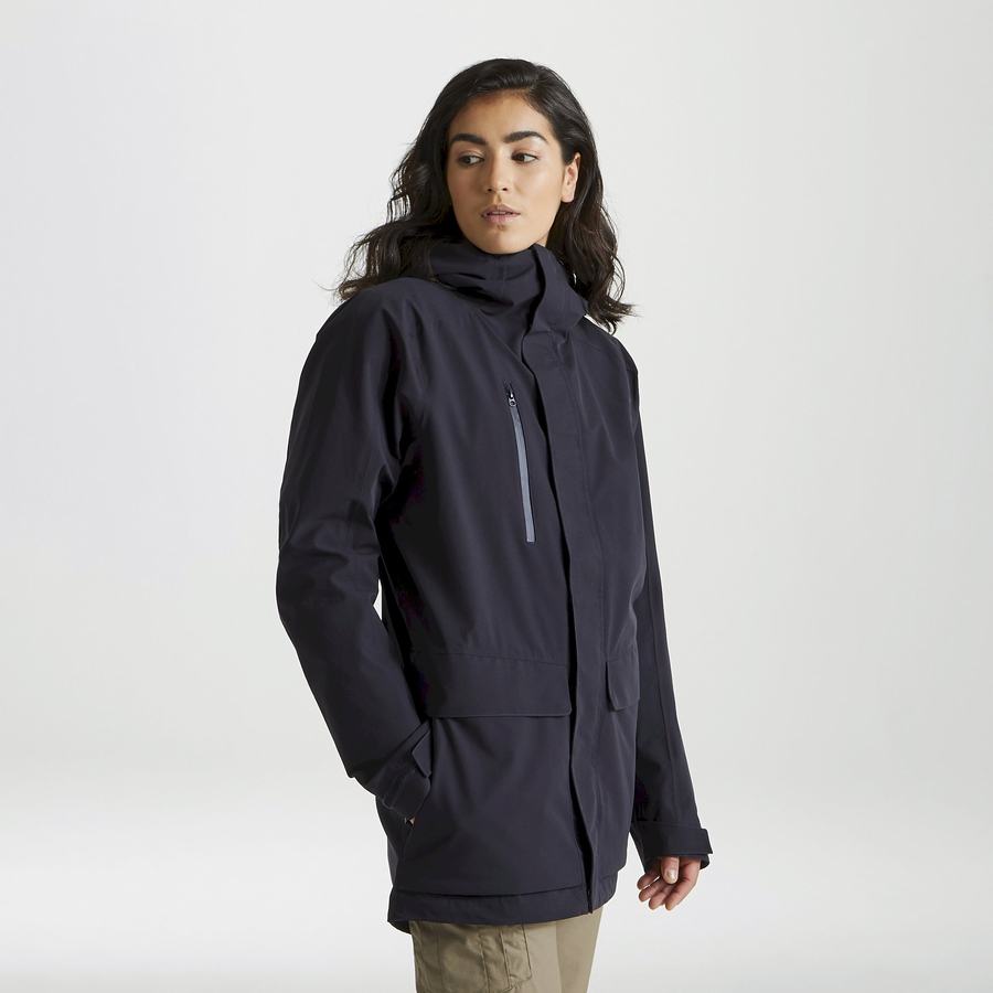 Vestes Craghoppers Expert Kiwi Pro Stretch Long Homme Bleu Marine | ZOI5023LU