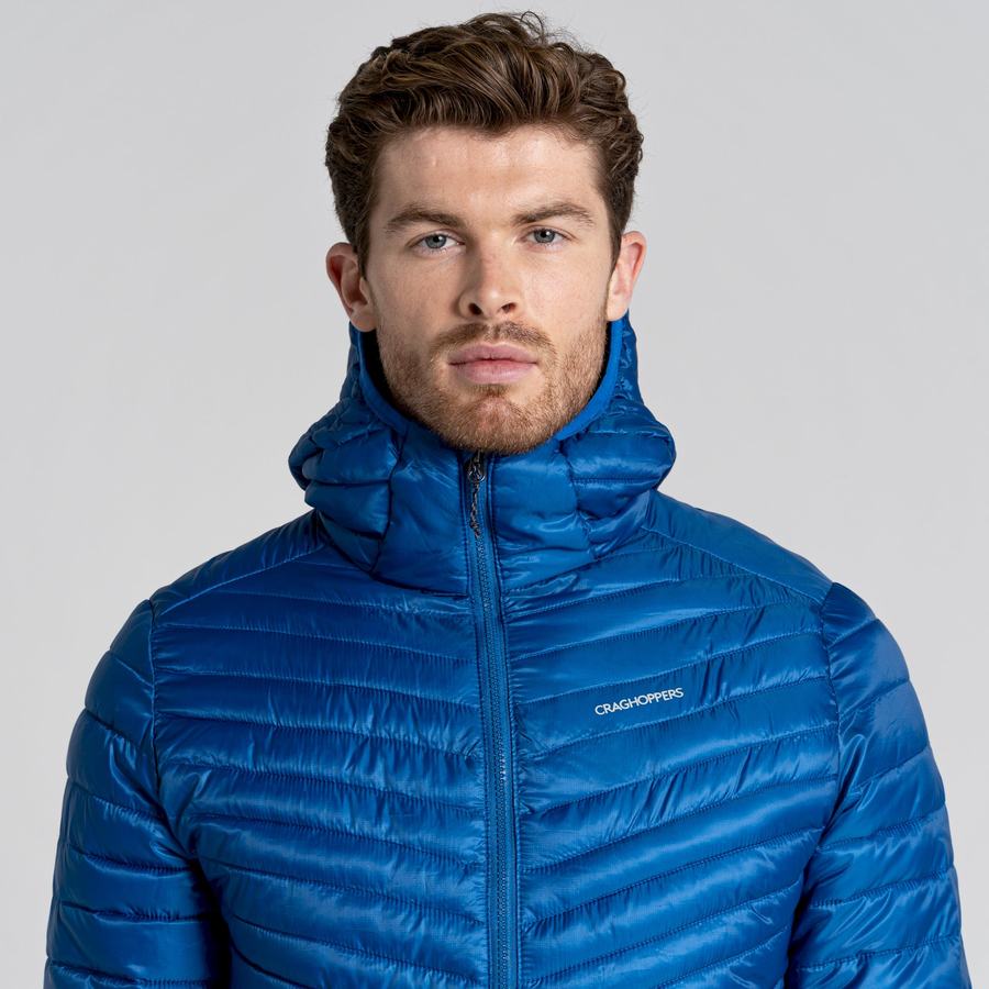 Vestes Craghoppers ExpoLite Insulated Encapuchonné Homme Bleu | XTT1829EM