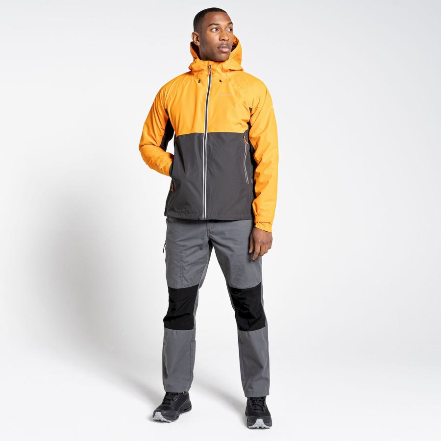 Vestes Craghoppers Imperméables Atlas Homme Orange Noir | VGM586CK