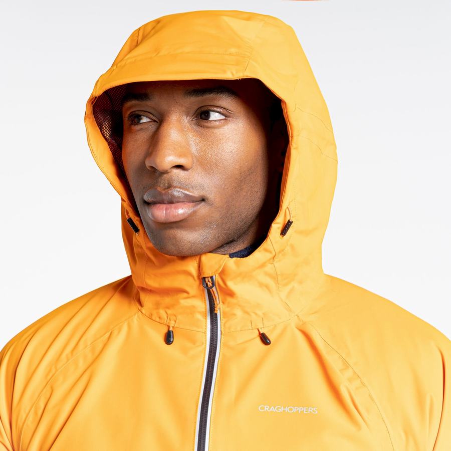 Vestes Craghoppers Imperméables Atlas Homme Orange Noir | VGM586CK