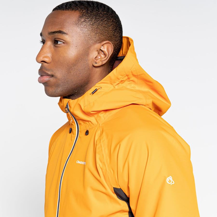 Vestes Craghoppers Imperméables Atlas Homme Orange Noir | VGM586CK