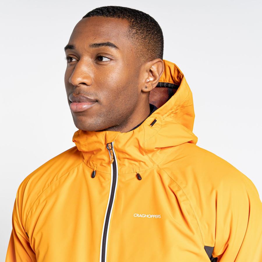 Vestes Craghoppers Imperméables Atlas Homme Orange Noir | VGM586CK