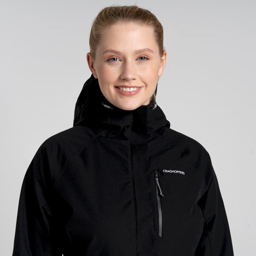 Vestes Craghoppers Imperméables Caldbeck Femme Noir | HAH9472SF