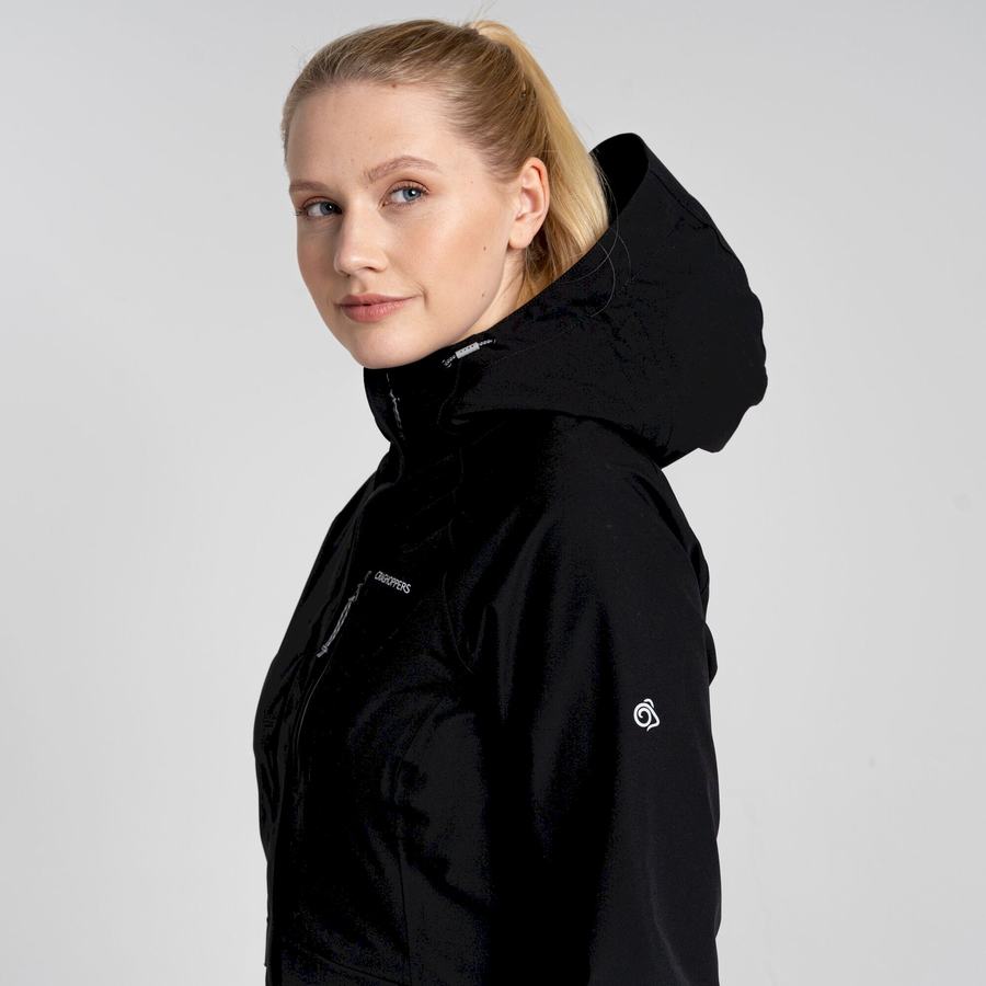 Vestes Craghoppers Imperméables Caldbeck Femme Noir | HAH9472SF