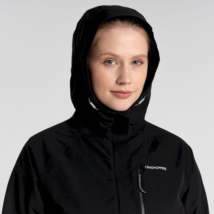 Vestes Craghoppers Imperméables Caldbeck Femme Noir | HAH9472SF