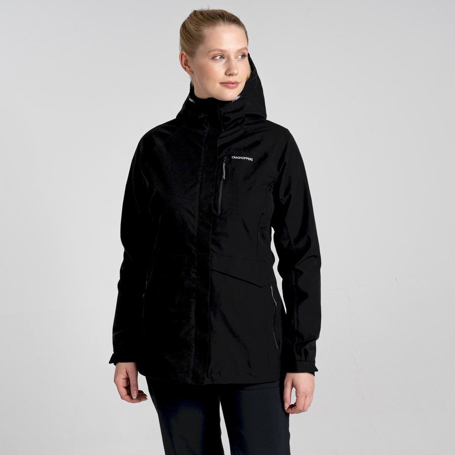 Vestes Craghoppers Imperméables Caldbeck Femme Noir | HAH9472SF