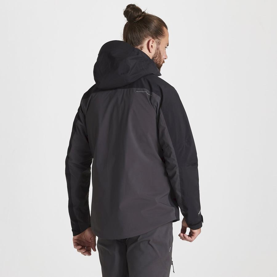 Vestes Craghoppers Imperméables Gryffin Homme Noir | SNJ765ZJ