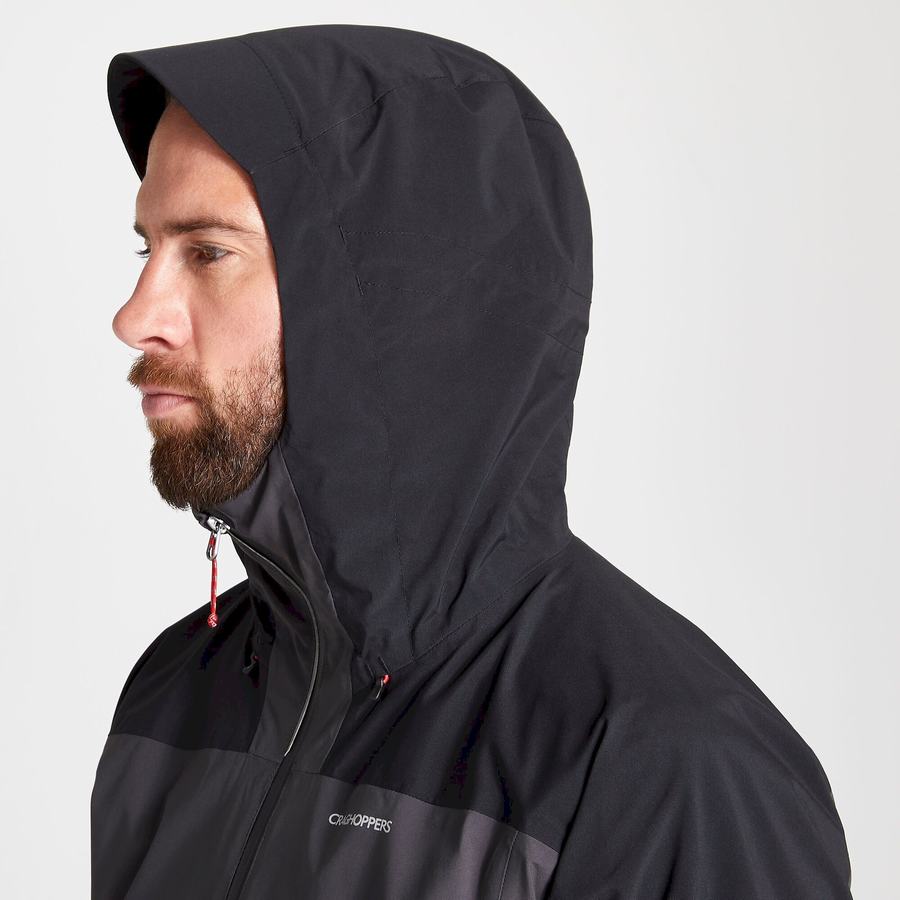 Vestes Craghoppers Imperméables Gryffin Homme Noir | SNJ765ZJ