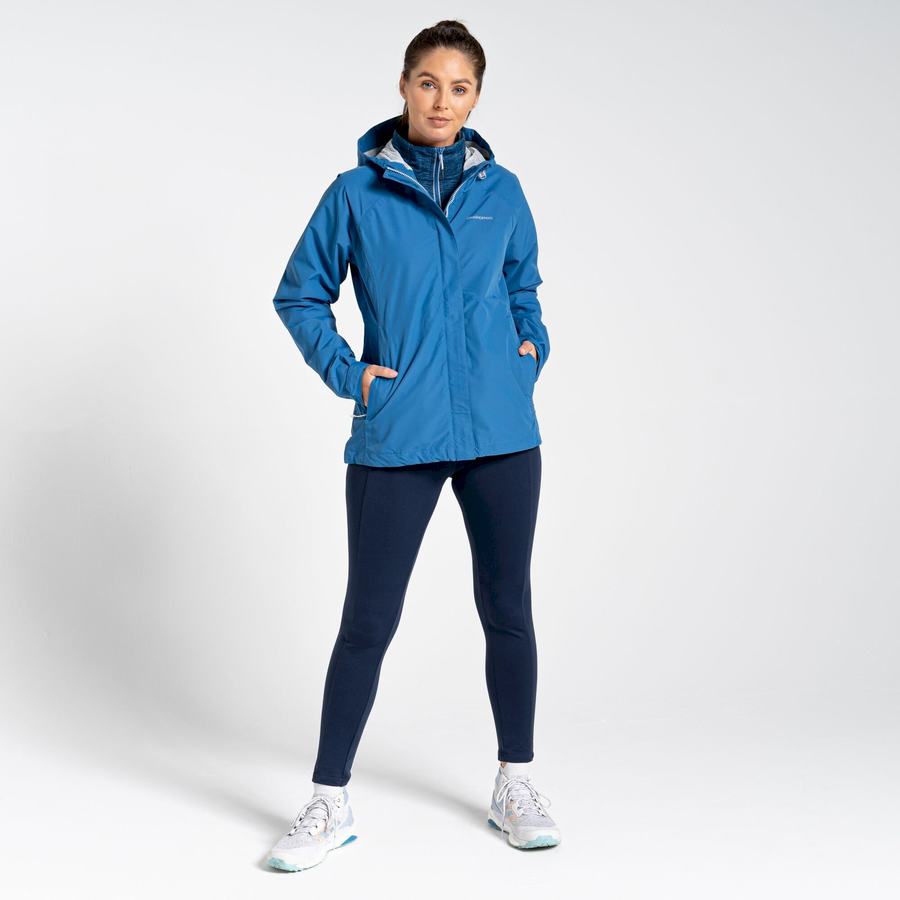 Vestes Craghoppers Imperméables Orion Femme Bleu | SOL322MJ