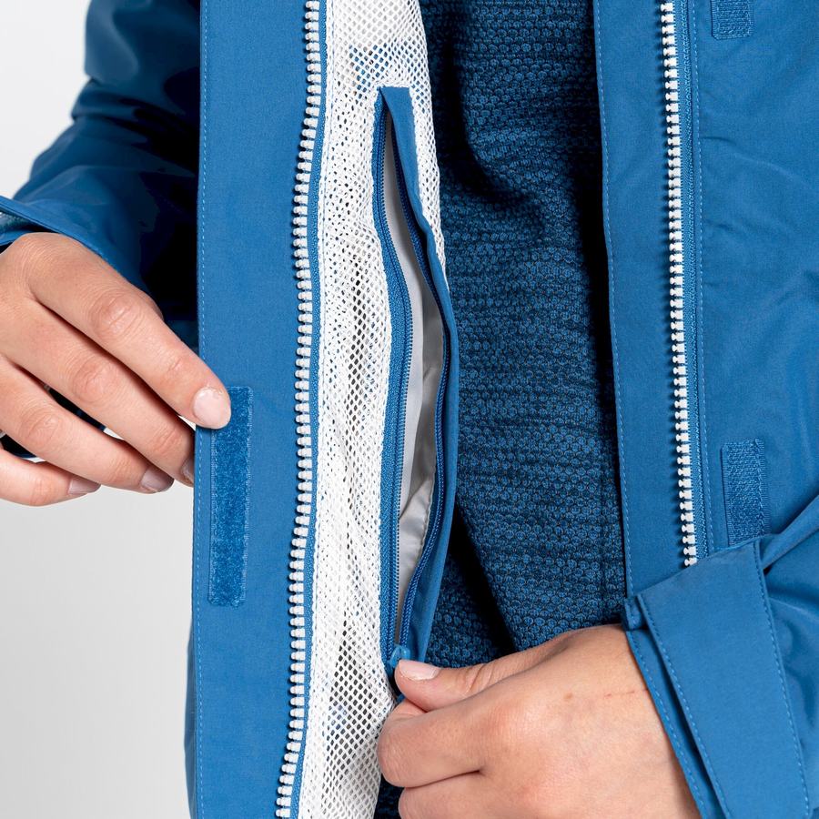 Vestes Craghoppers Imperméables Orion Femme Bleu | SOL322MJ