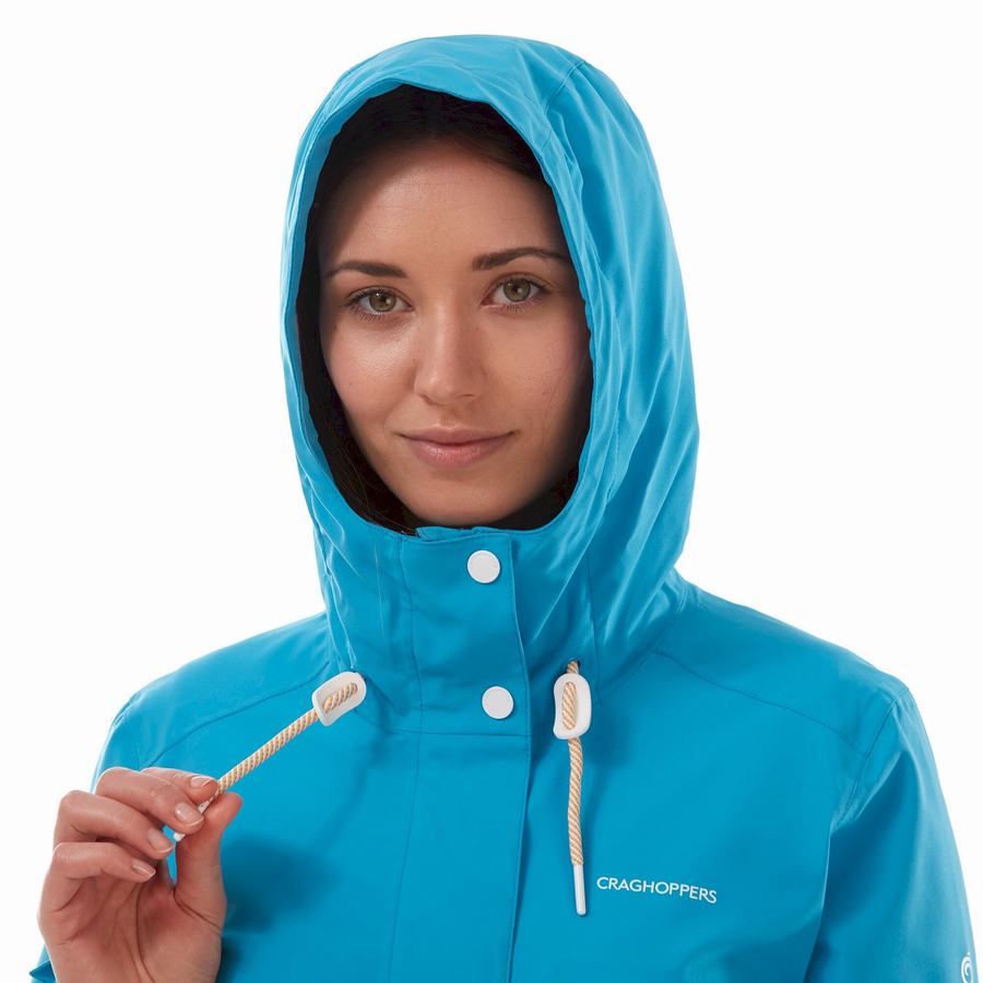 Vestes Craghoppers Imperméables Salia Femme Bleu Marine Bleu | CEU589XS