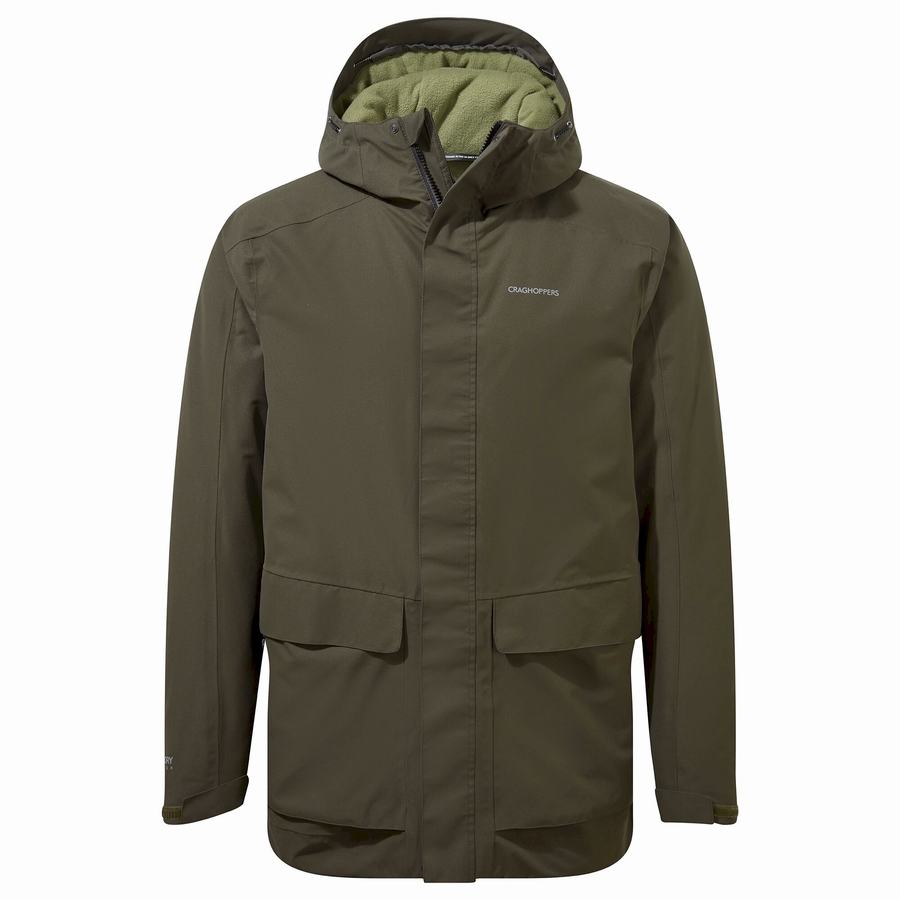 Vestes Craghoppers Lorton Thermic Homme Vert | LXD3711BU