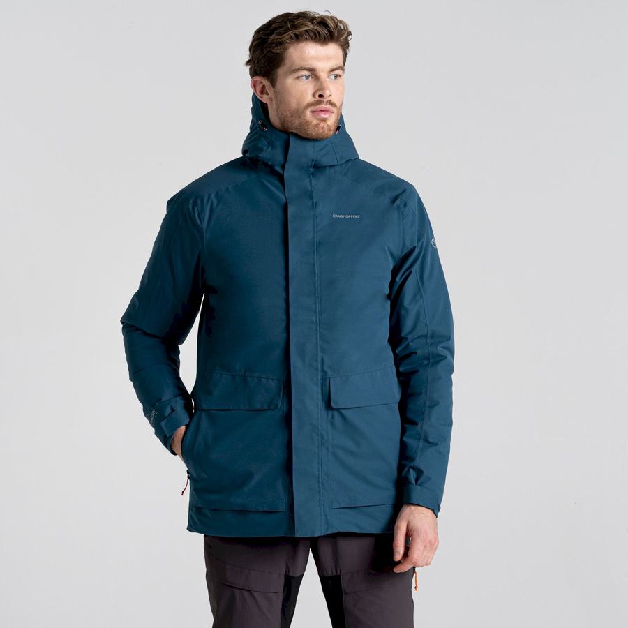 Vestes Craghoppers Lorton Thermic Homme Bleu Foncé | WXV5169CU