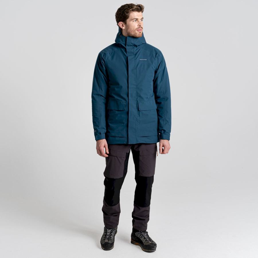 Vestes Craghoppers Lorton Thermic Homme Bleu Foncé | WXV5169CU