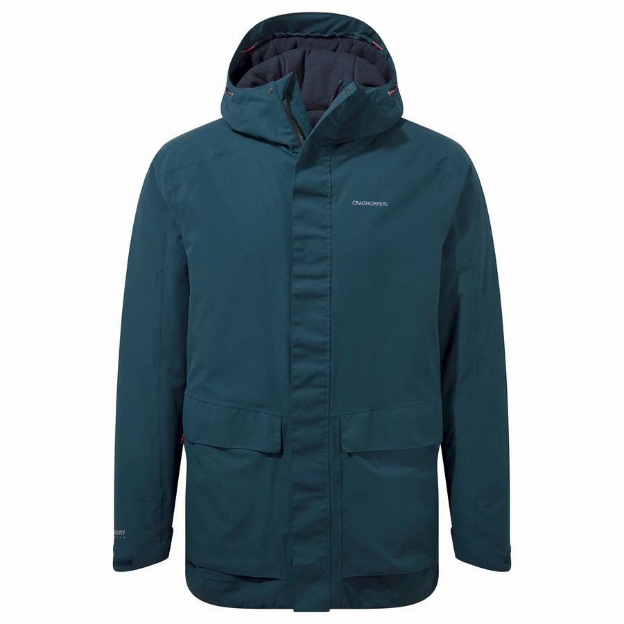 Vestes Craghoppers Lorton Thermic Homme Bleu Foncé | WXV5169CU