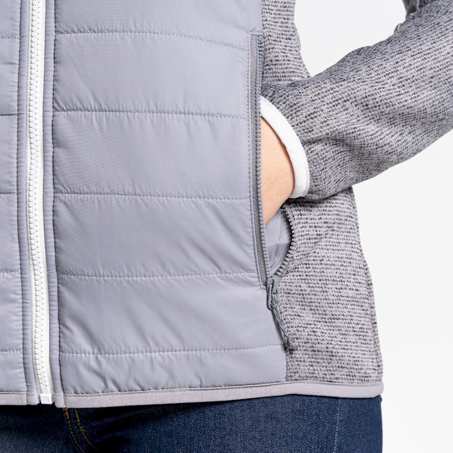 Vestes Craghoppers Regina Hybride Femme Grise | QQE9090VR