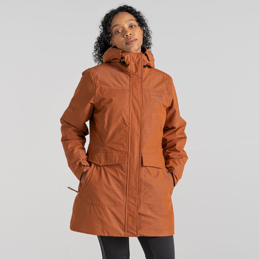 Vestes Craghoppers Shayla Insulated Femme Marron | YHK7373WM