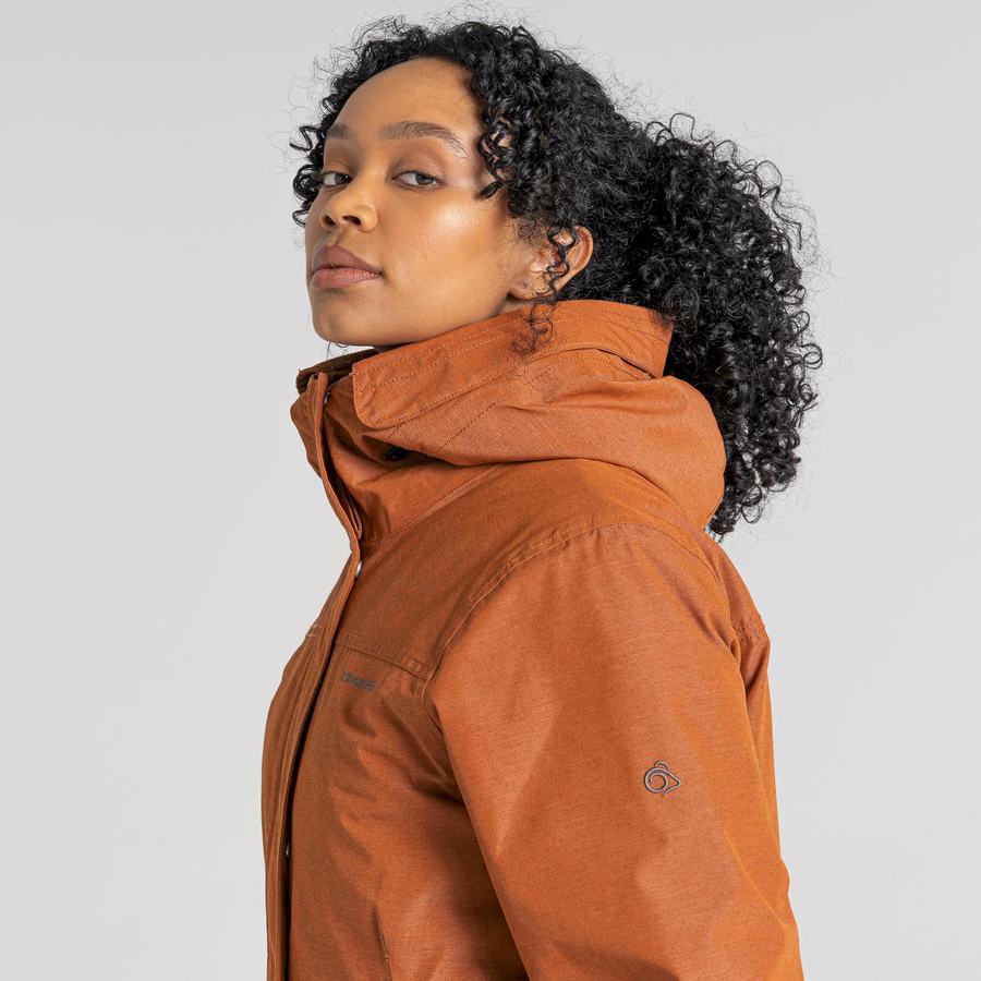 Vestes Craghoppers Shayla Insulated Femme Marron | YHK7373WM