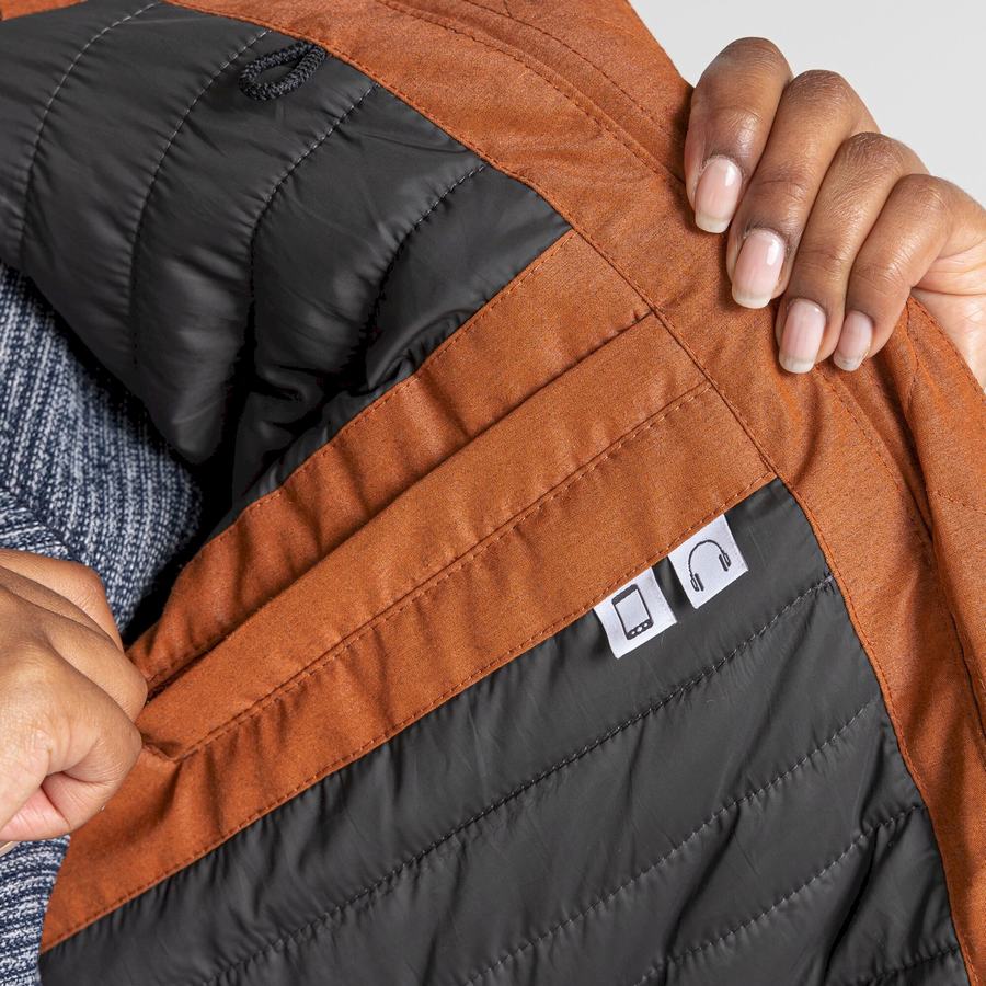 Vestes Craghoppers Shayla Insulated Femme Marron | YHK7373WM