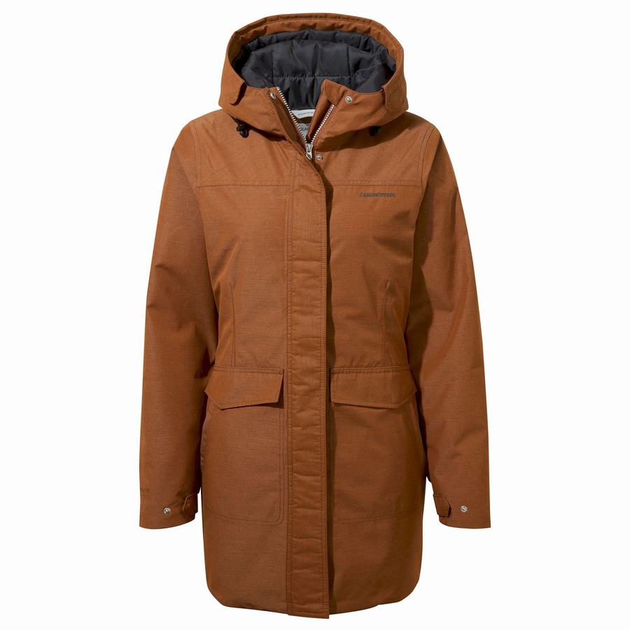 Vestes Craghoppers Shayla Insulated Femme Marron | YHK7373WM