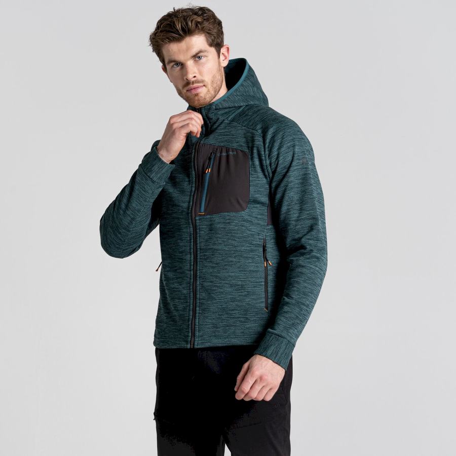 Vestes Craghoppers Tarbert Encapuchonné Homme Vert | SJI1813AT