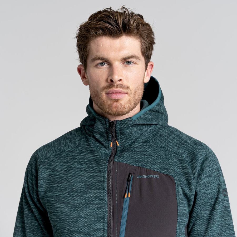Vestes Craghoppers Tarbert Encapuchonné Homme Vert | SJI1813AT