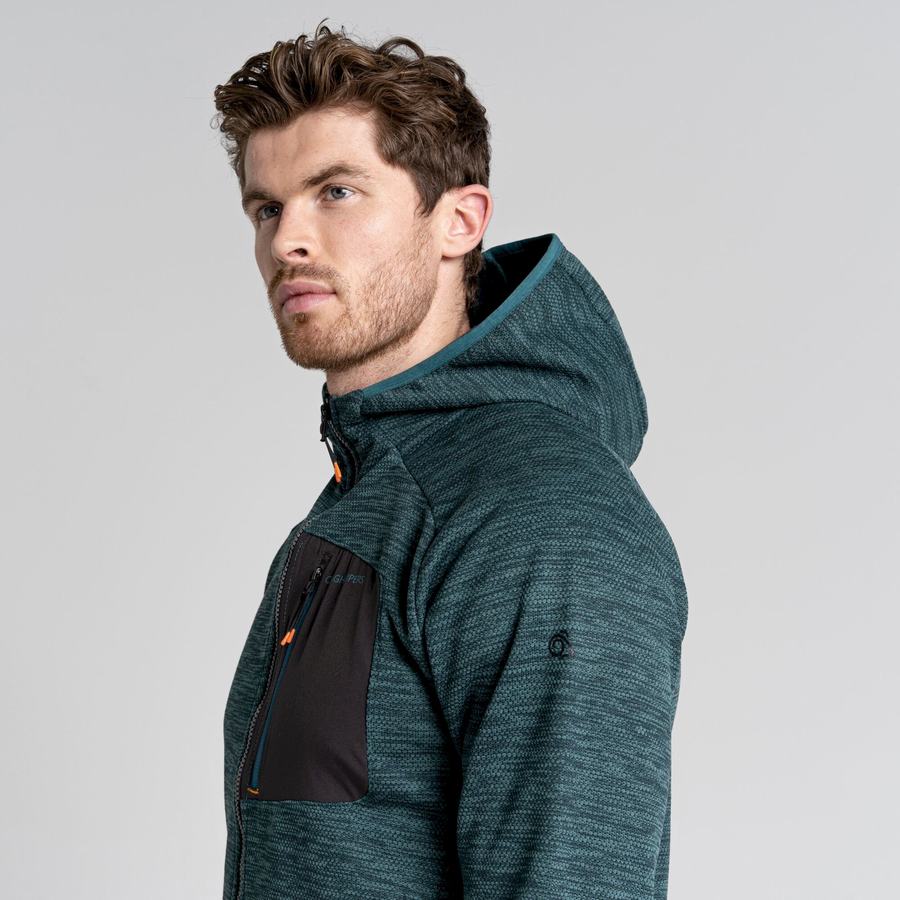 Vestes Craghoppers Tarbert Encapuchonné Homme Vert | SJI1813AT